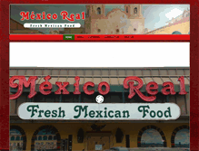 Tablet Screenshot of mexicorealrestaurant.com